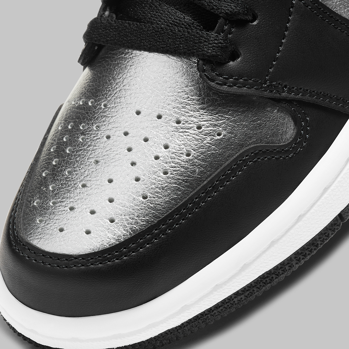 Air Jordan 1 Low Black Silver Da5551 001 4