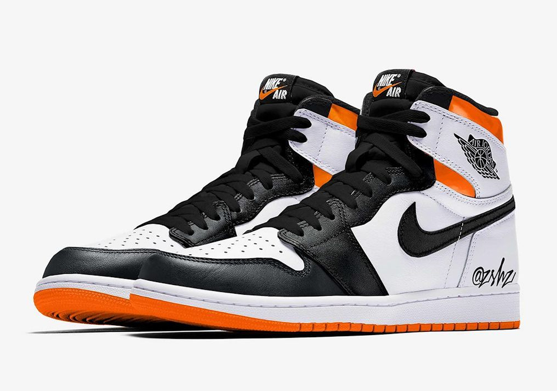 The Air Jordan 1 Retro High OG Set To Arrive In "White/Orange/Black" July 2021