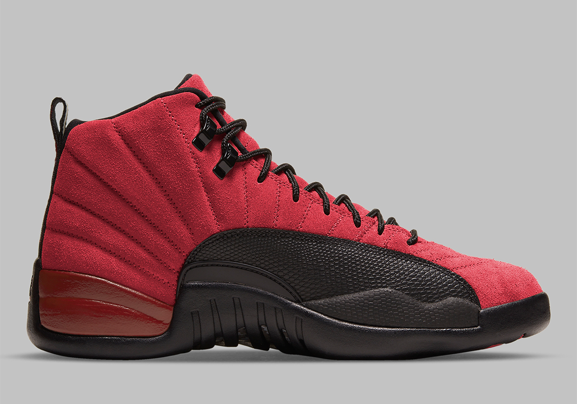 Air Jordan 12 Varsity Red Black Reverse Flu Game Ct8013 602 3