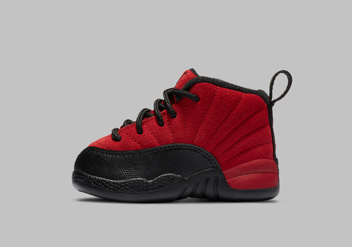 Air Jordan 12 Varsity Red Black Reverse Flu Game Td Toddler 850000 602 1