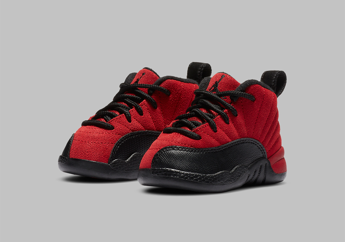 Air Jordan 12 Varsity Red Black Reverse Flu Game Td Toddler 850000 602 2