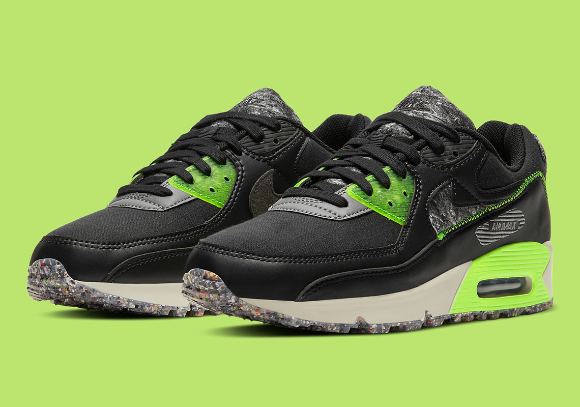 Nike Air Max 90 Sees Recycled Wool Panels And Translucent Eyelets