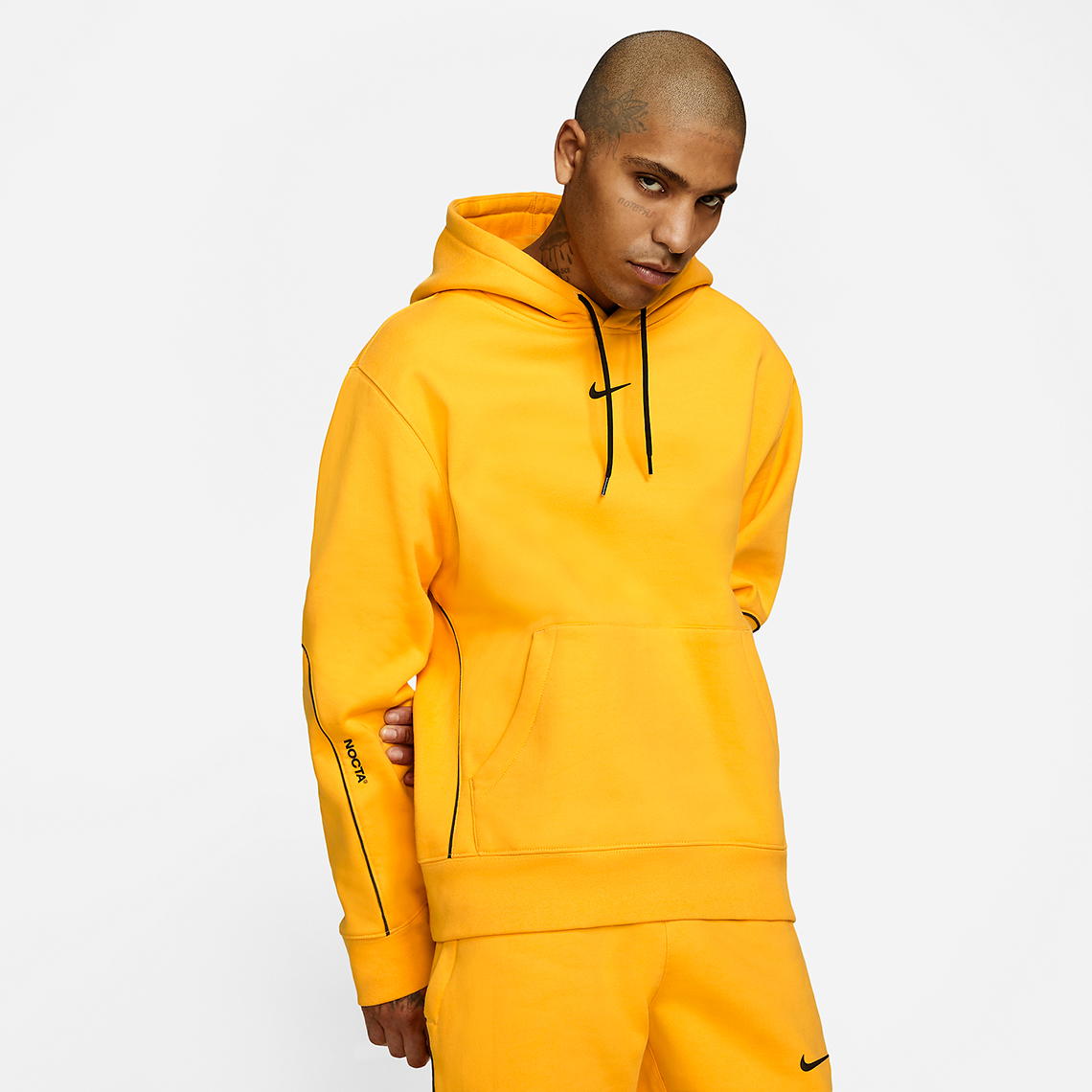 Drake Nike Nocta Hoodie Yellow Da3920 739 1