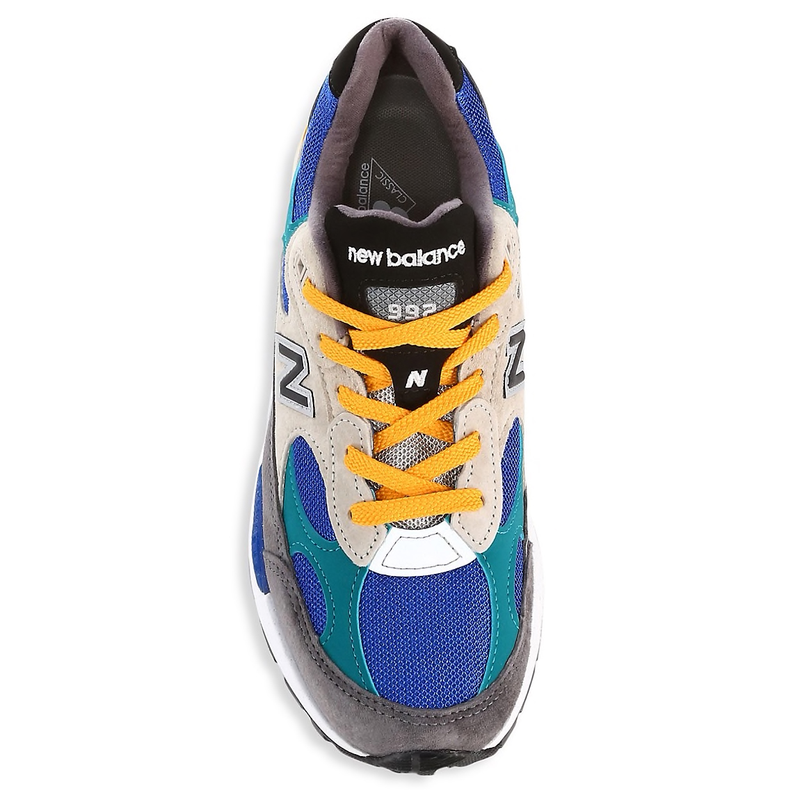 Ew Balance 992 Grey Green Teal Yellow 5