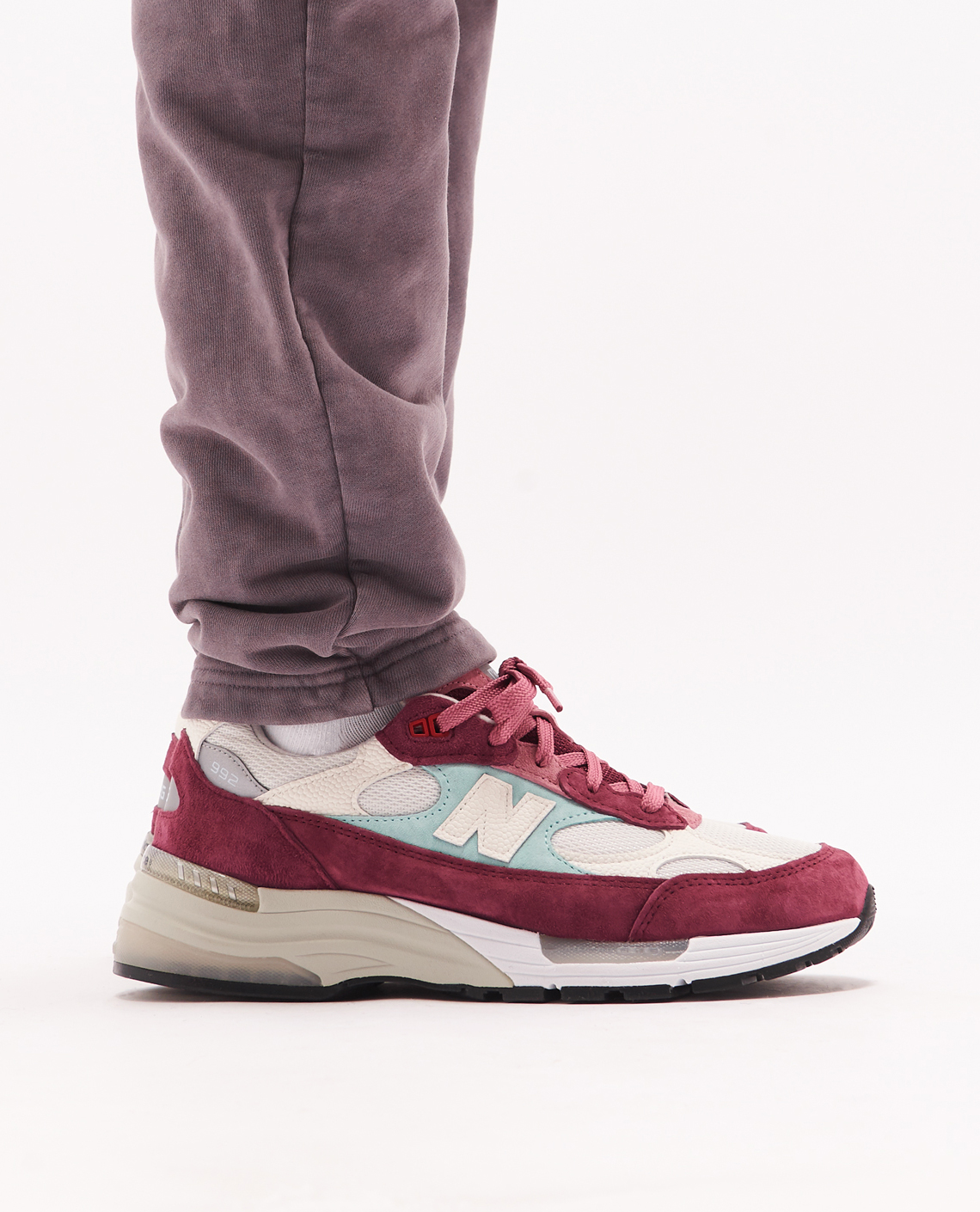 Kith New Balance 992 Kithmas Maroon Blue 1