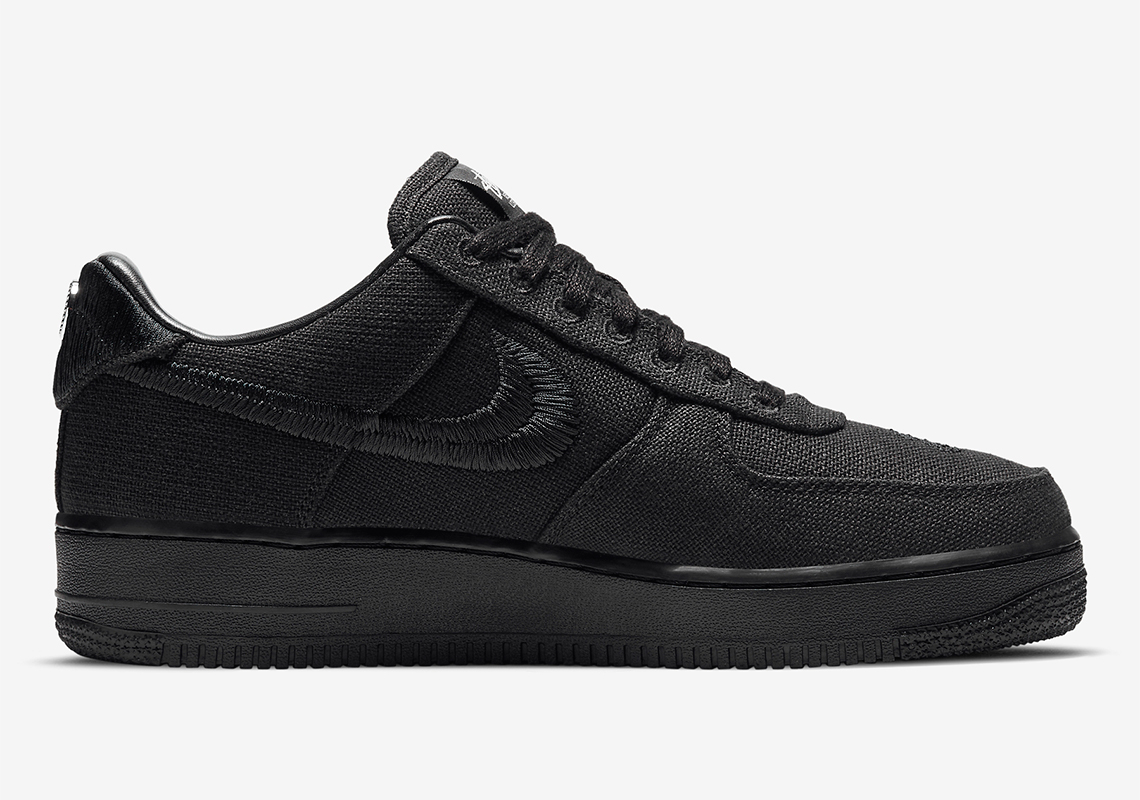 Nike Air Force 1 Low Stussy Black Cz9084 001 1