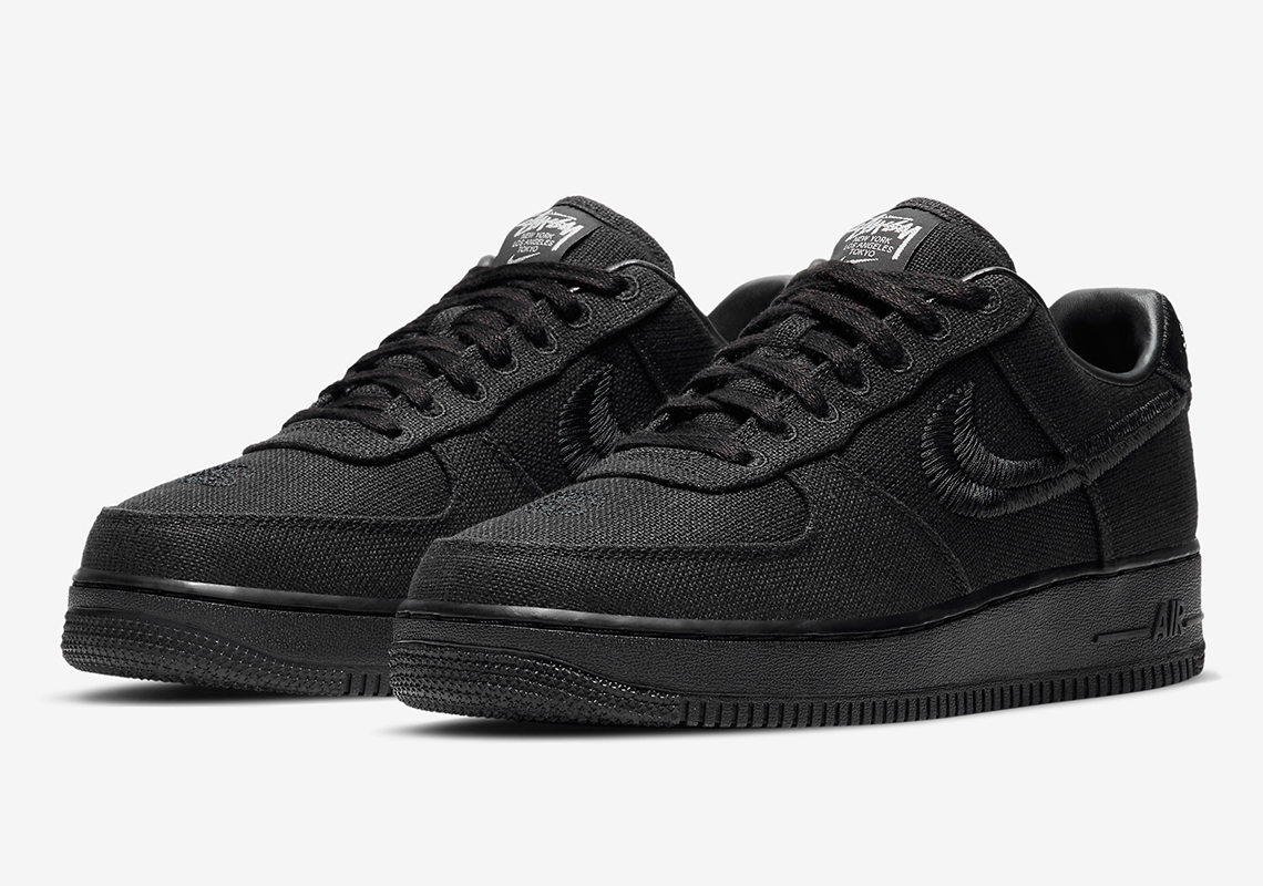 Nike Air Force 1 Low Stussy Black Cz9084 001 8