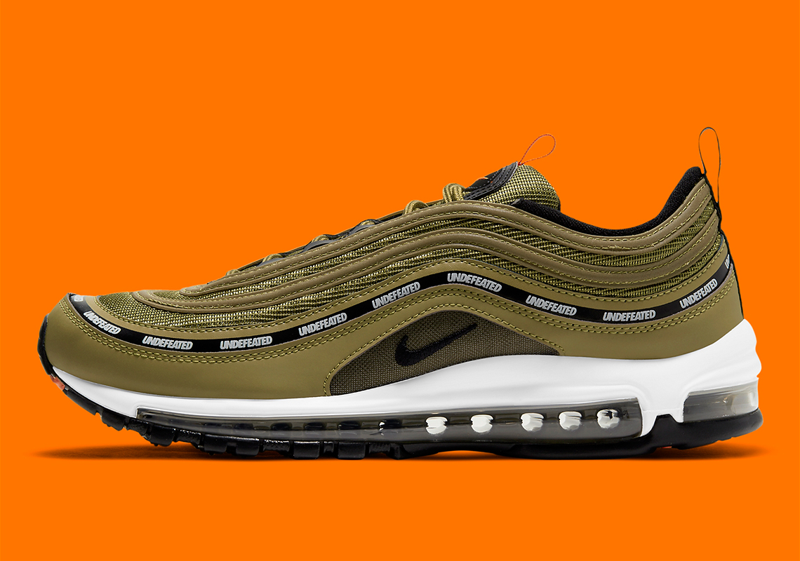 Nike Air Max 97 Undefeated Militia Green Black Orange Blaze White Dc4830 300 1