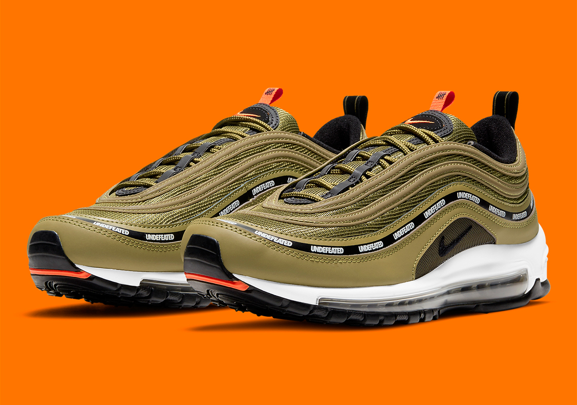 Official Images Of The Undefeated x Nike Air Max 97 "Militia Green"