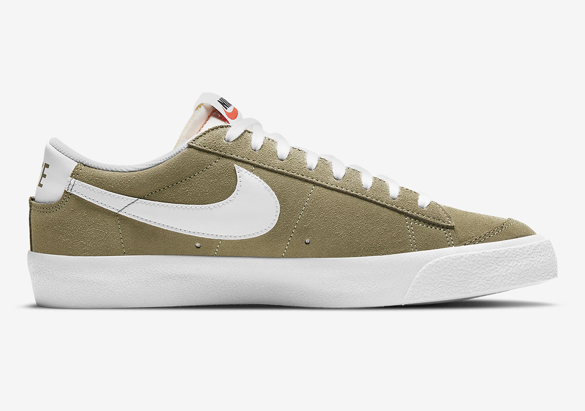 Nike Blazer Low Khaki White Da7254 200 2