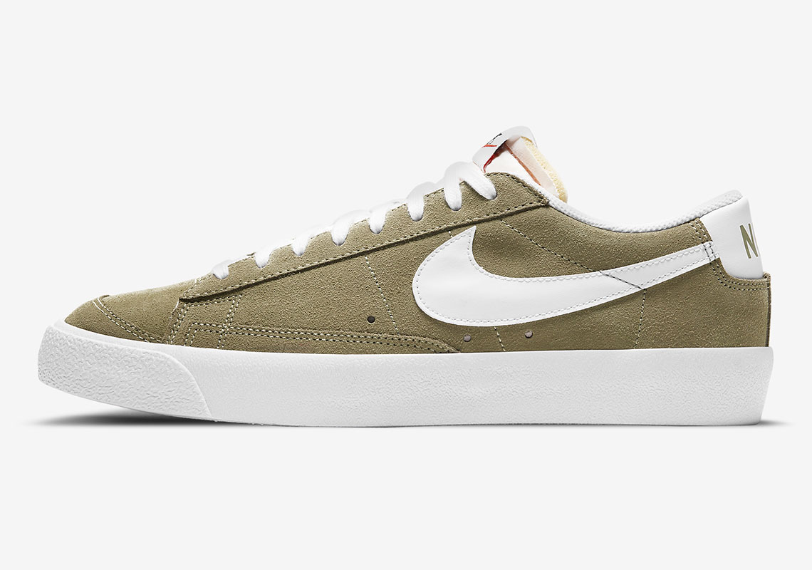 Nike Blazer Low Khaki White Da7254 200 3