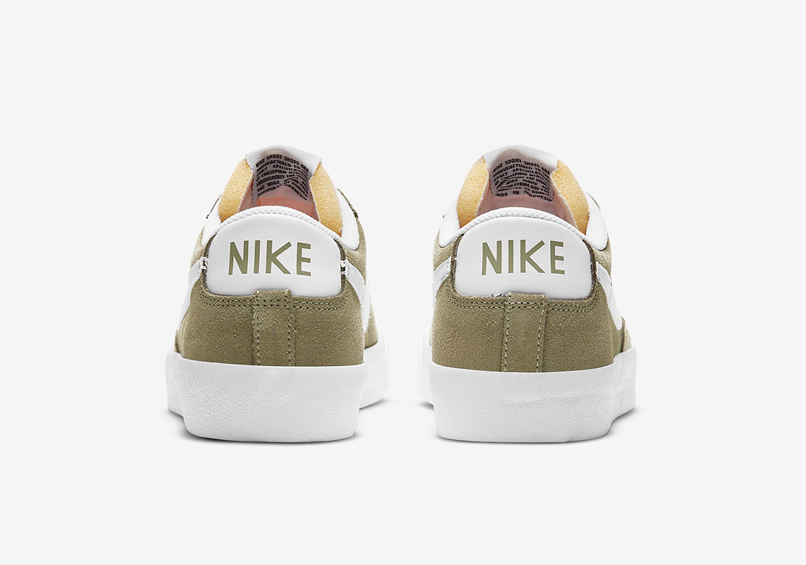 Nike Blazer Low Khaki White Da7254 200 6