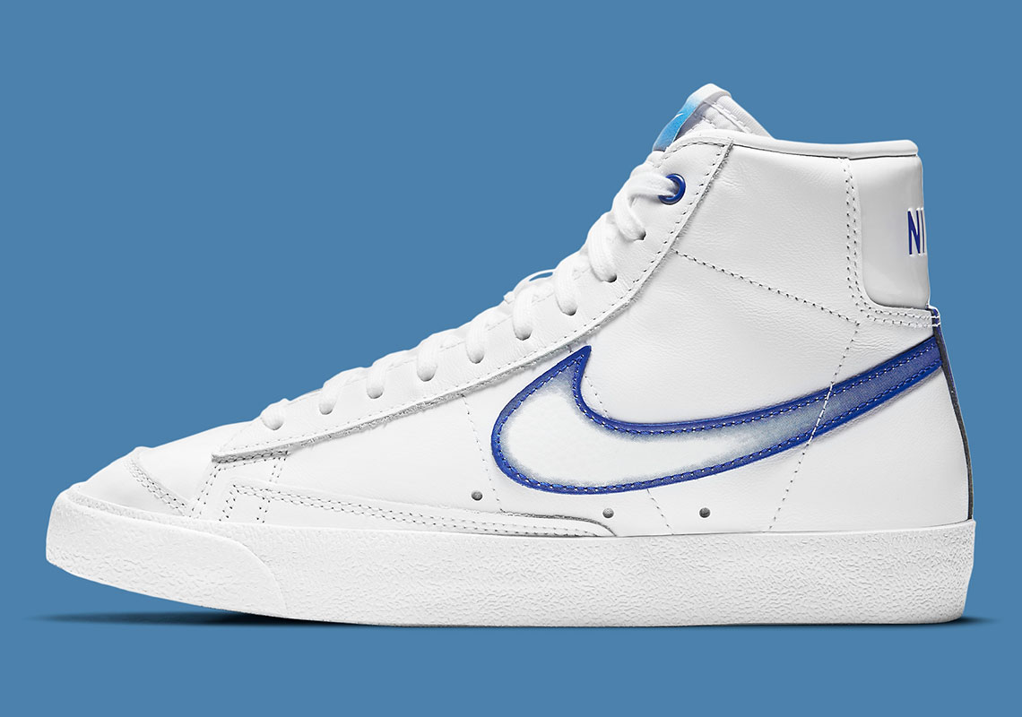 Nike Blazer Mid 77 White Royal Dd9685 100 6