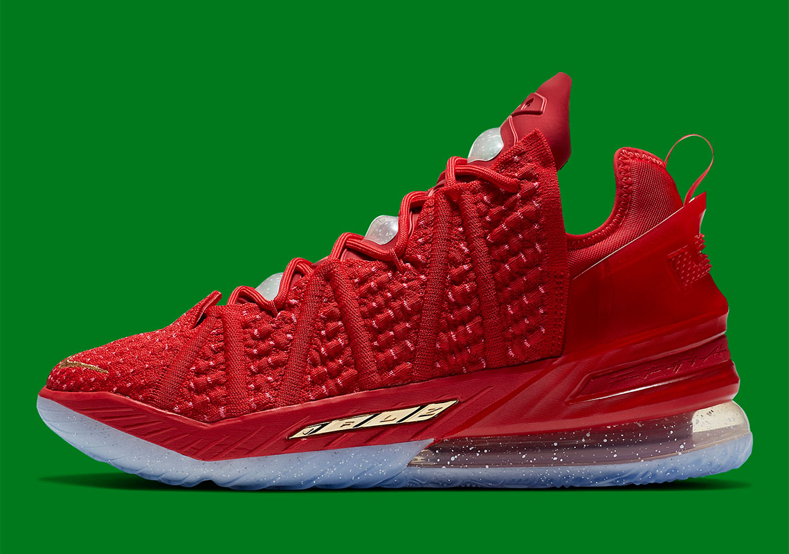 Nike Lebron 18 Xmas In La Christmas Db8148 601 2