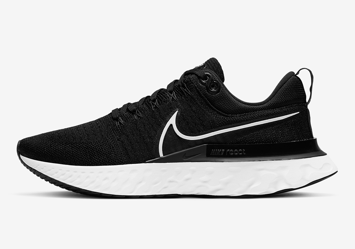 Nike React Infinity Run Flyknit 2 Black Iron Grey Ct2357 002 Mens