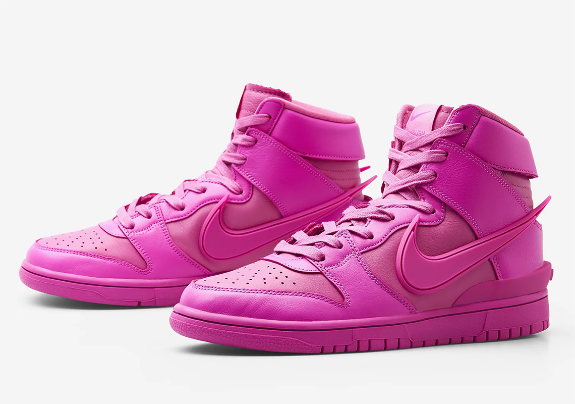 Where To Buy The AMBUSH x Nike Dunk High “Cosmic Fuchsia”