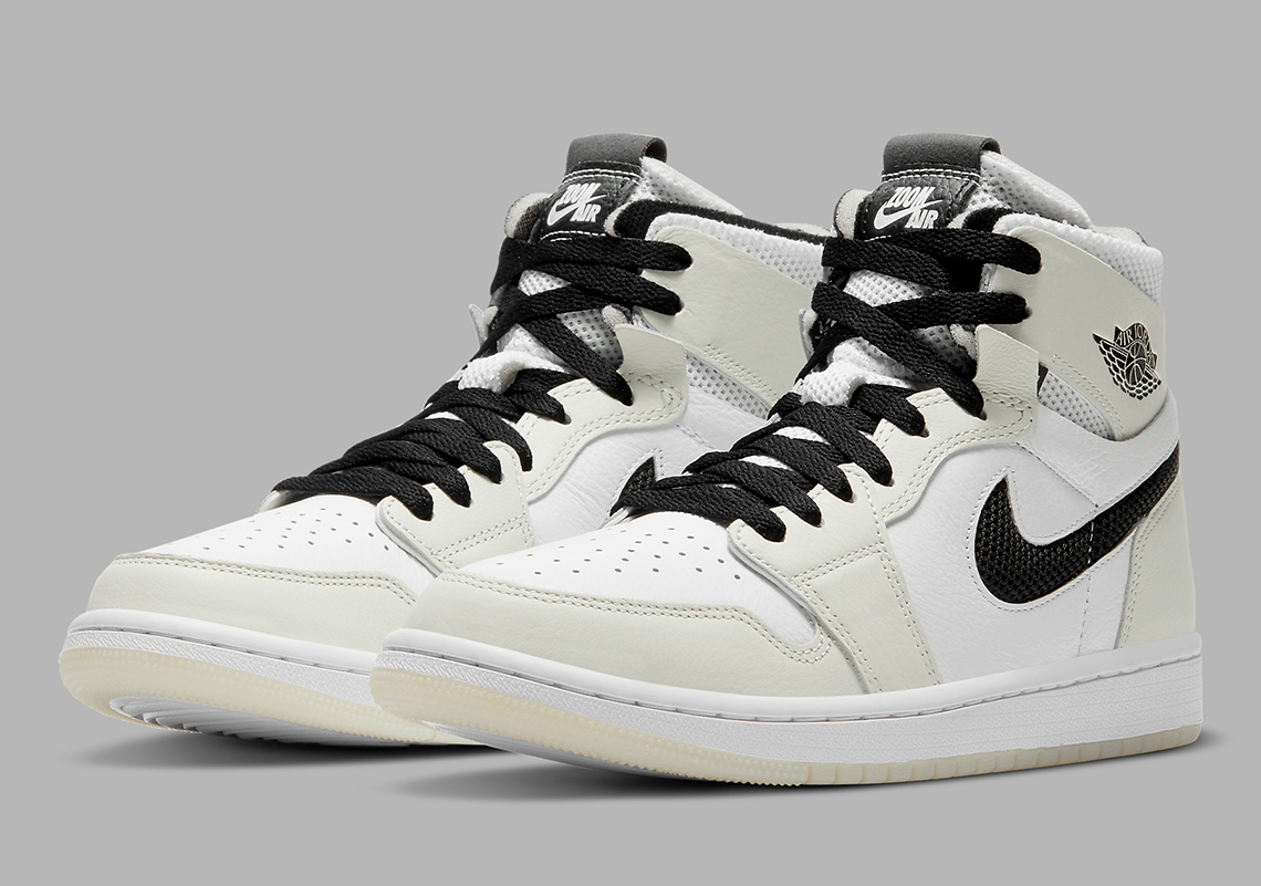 An Alternate Air Jordan 1 Zoom CMFT "Sail" Appears With White Interior Lining