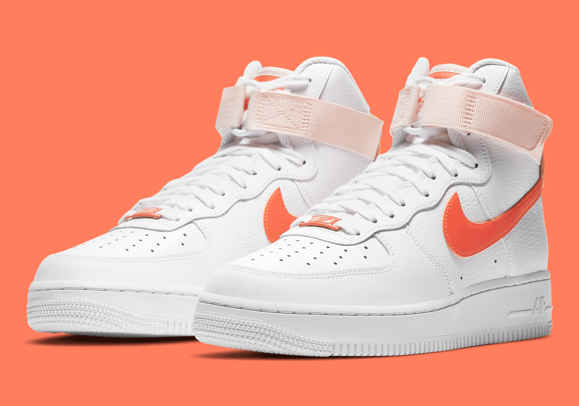 Nike Air Force 1 High "Pearl Orange" Arrives For Women