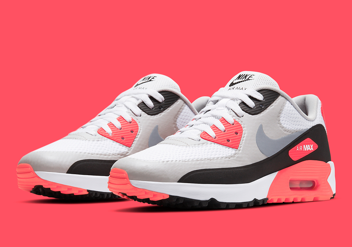 The Nike Air Max 90 Golf Shoe Returns In "Infrared"