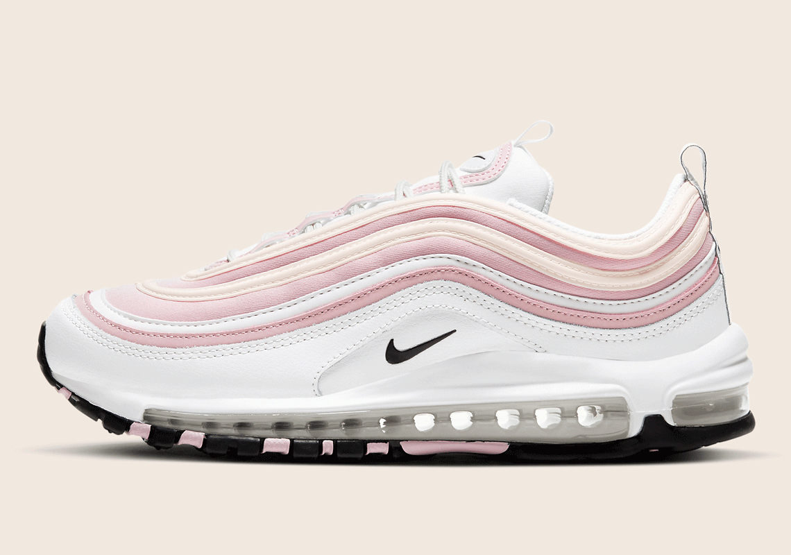 A Nike Air Max 97 For Women Arrives With "Pink/Cream" Accents