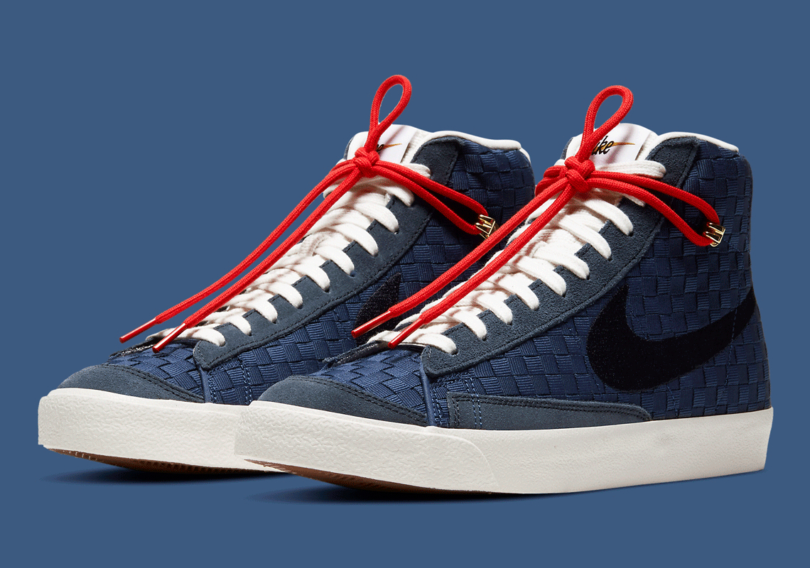 Nike's "Sashiko" Theme Continues With This Woven Blazer Mid '77