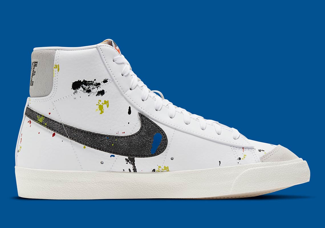 Nike Blazer Mid Paint Splatter Dc7331 100 4