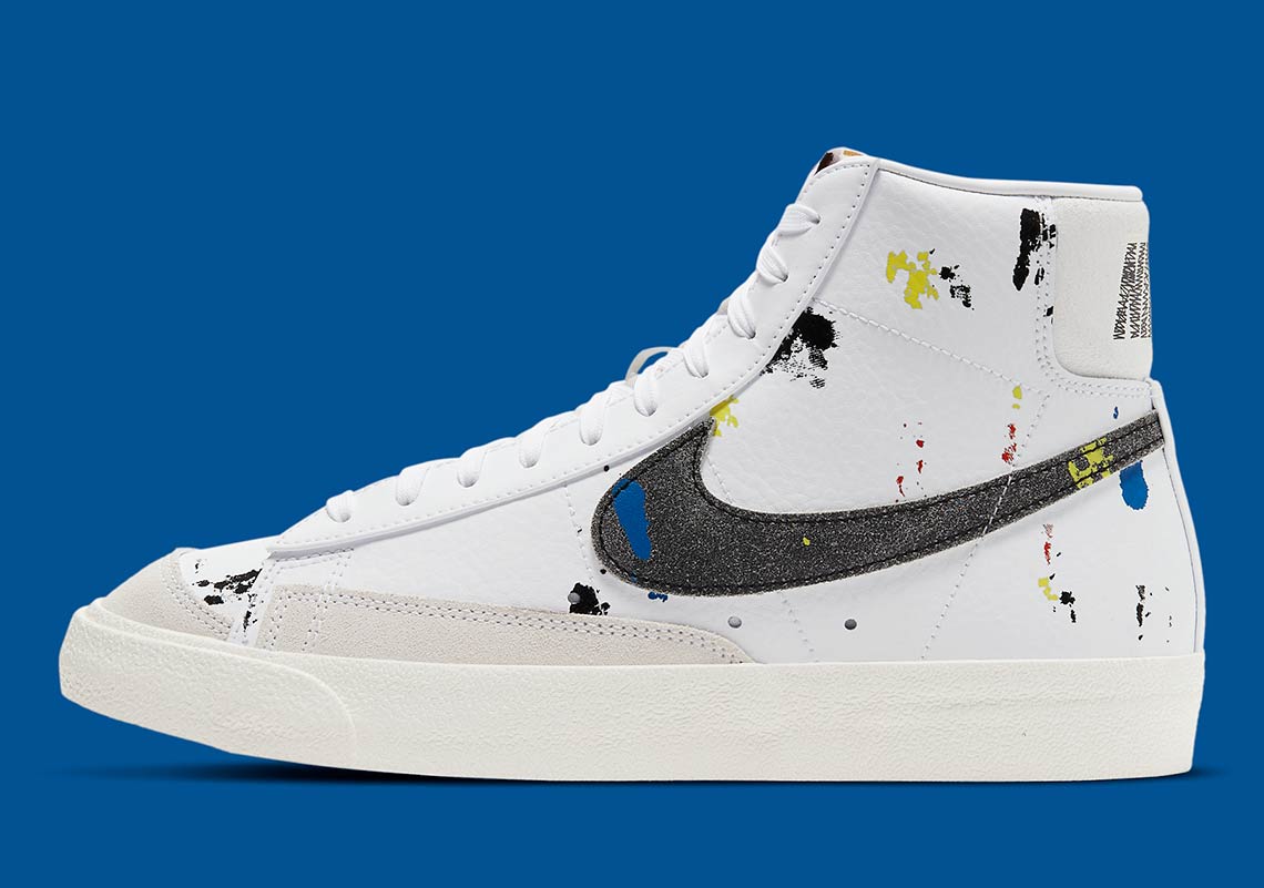 Nike Blazer Mid Paint Splatter Dc7331 100 9