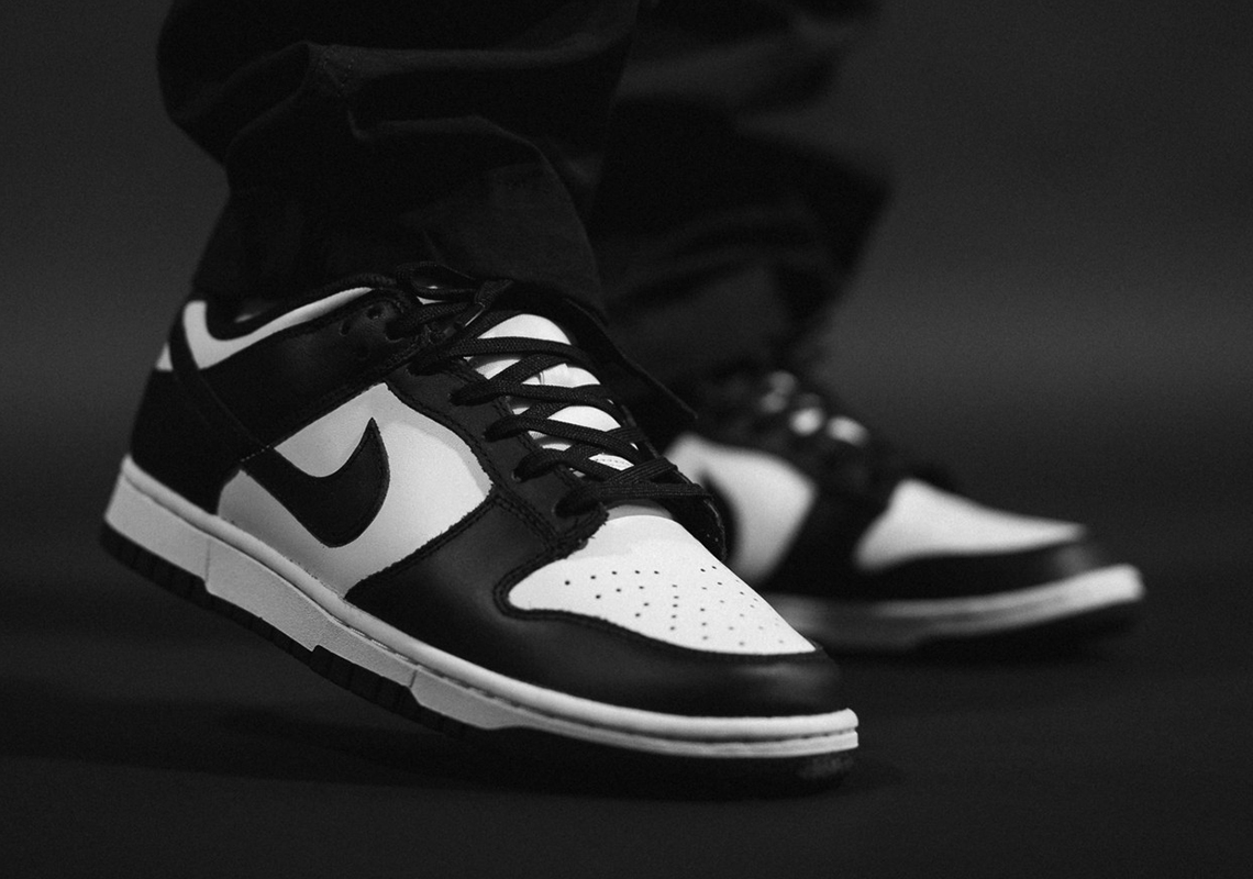 Nike Dunk Low Black White Store List 0