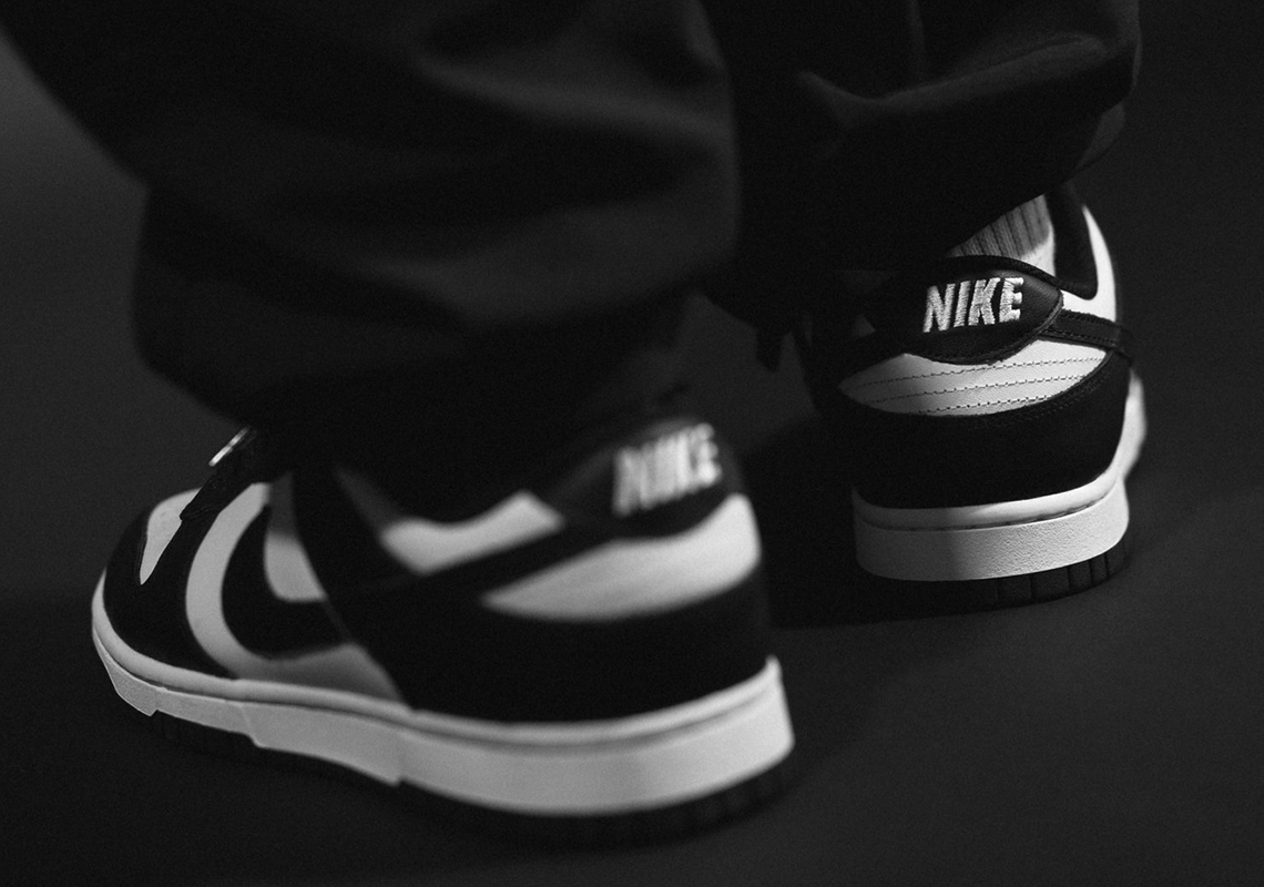 Nike Dunk Low Black White Store List 1