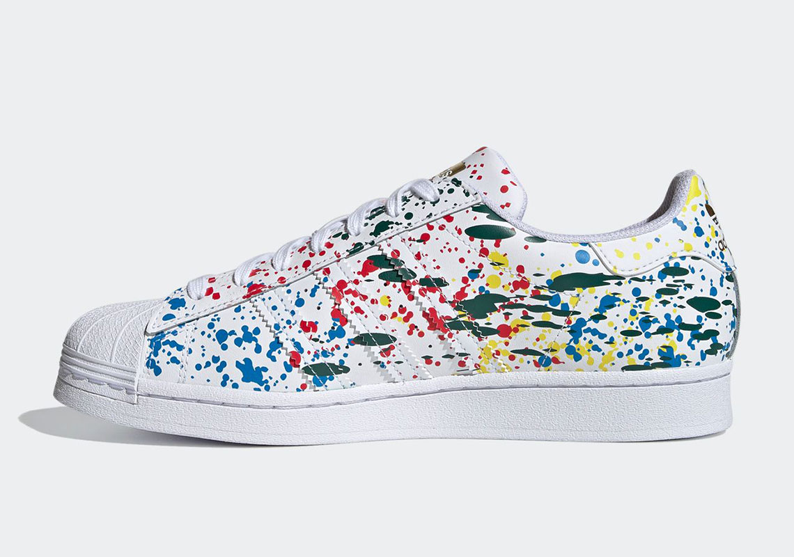 Adidas Superstar Paint Splatter Cloud White Fx5537 8