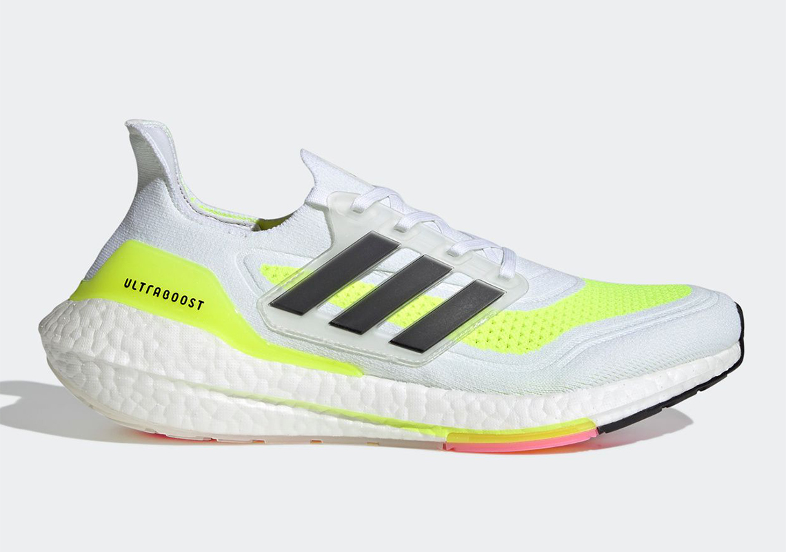 The adidas UltraBOOST 21 "Solar Yellow" Is Coming On February 4th