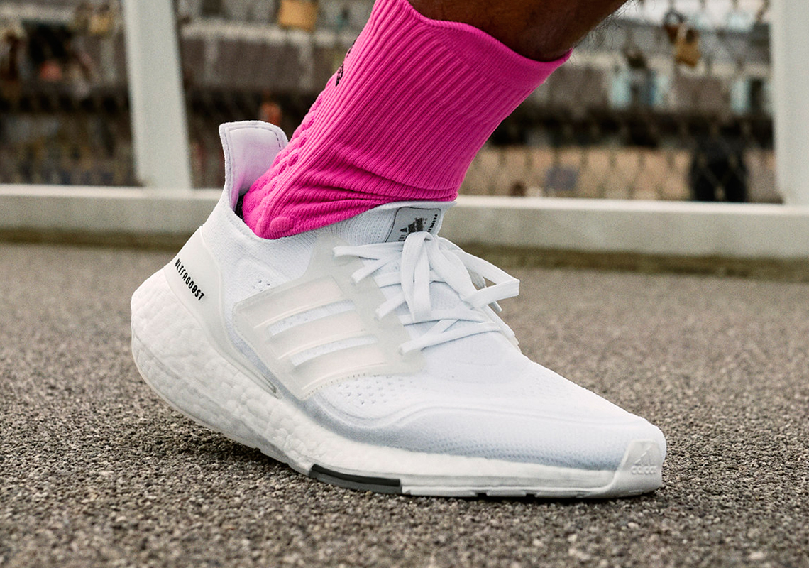 adidas Ultraboost 21 "Cloud White" Is Available Now