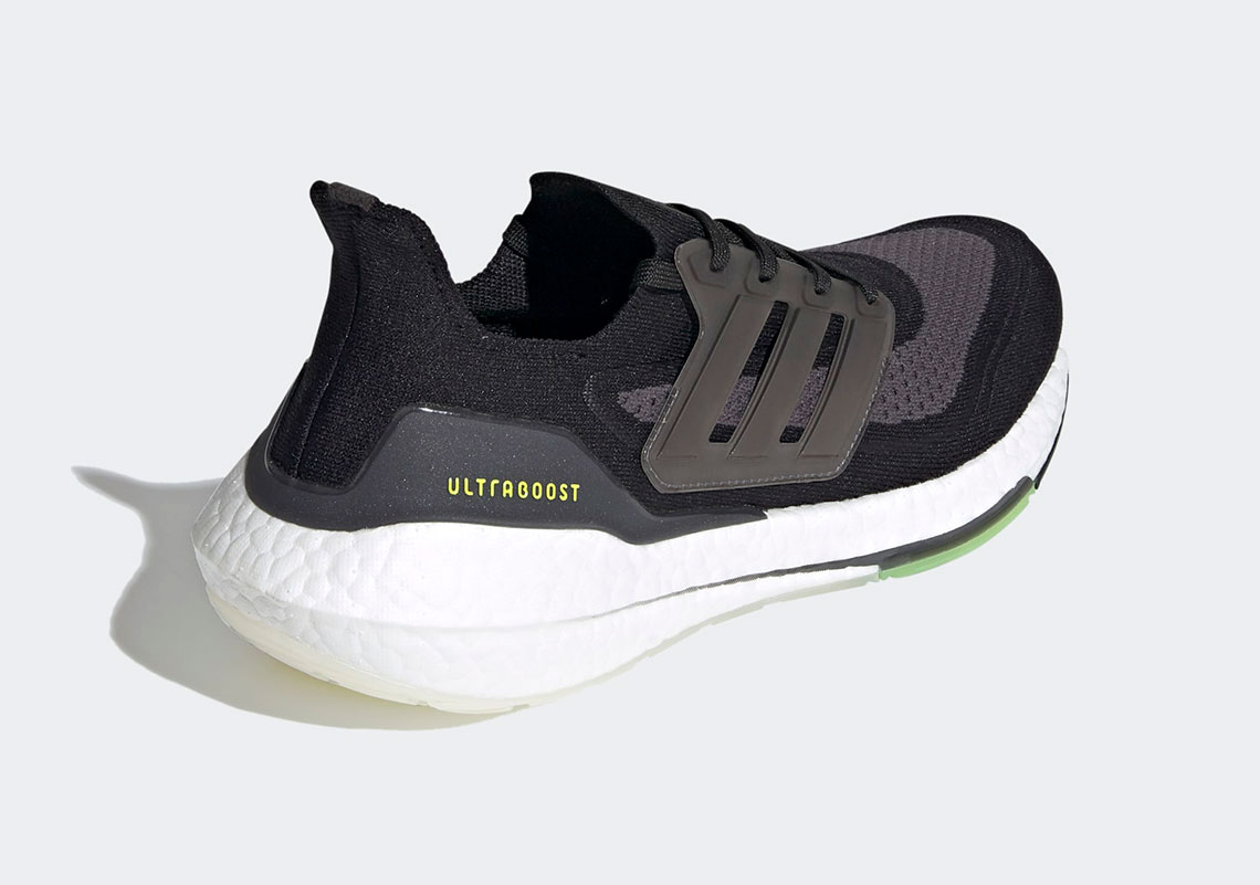 Adidas Ultraboost 21 Core Black Solar Yellow Fy0374 3