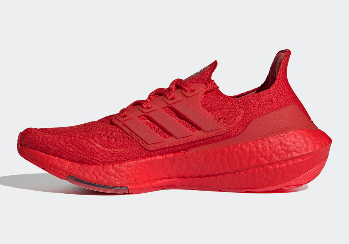 Adidas Ultraboost 21 Vivid Red Fz1922 1