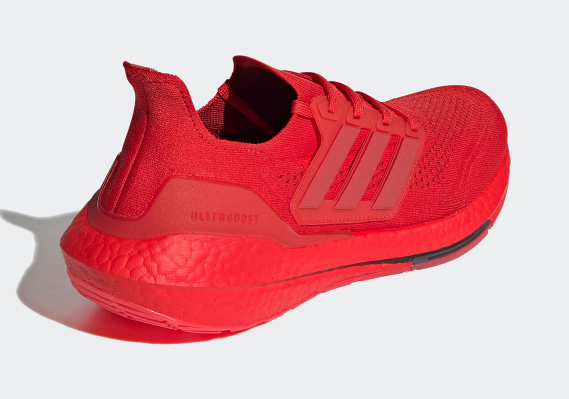 Adidas Ultraboost 21 Vivid Red Fz1922 4