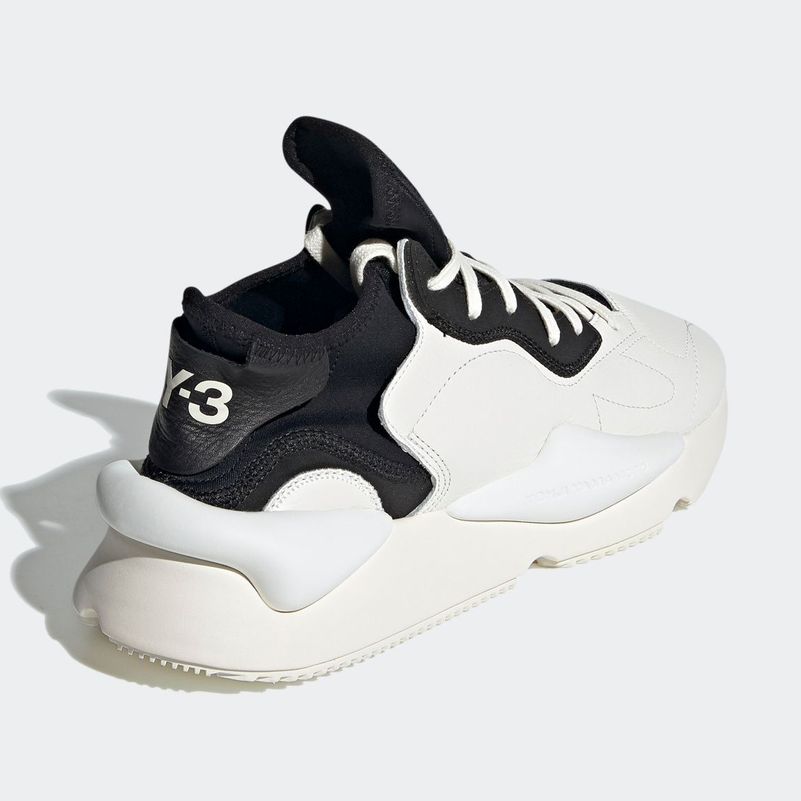 Adidas Y 3 Kaiwa White Leather Black Fz4326 2 1