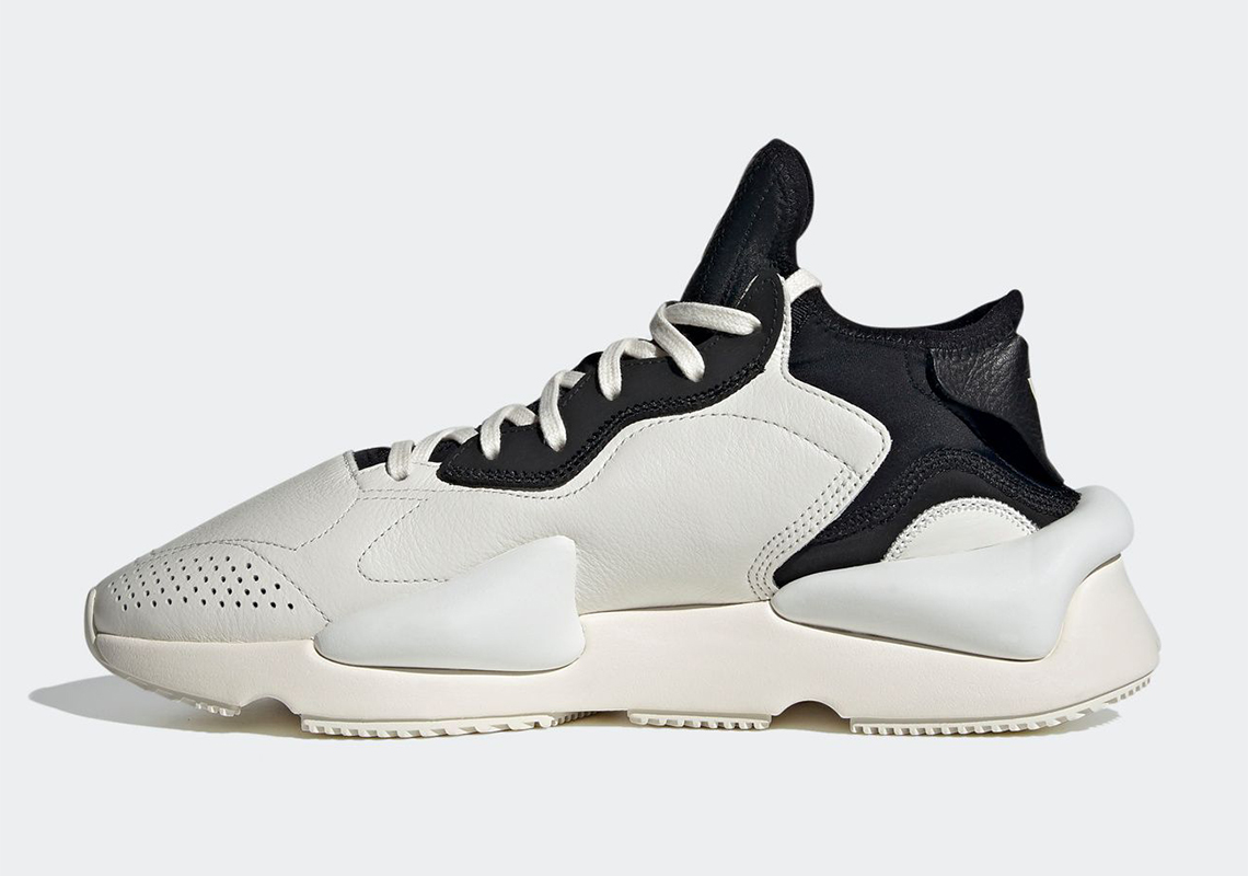 Adidas Y 3 Kaiwa White Leather Black Fz4326 6