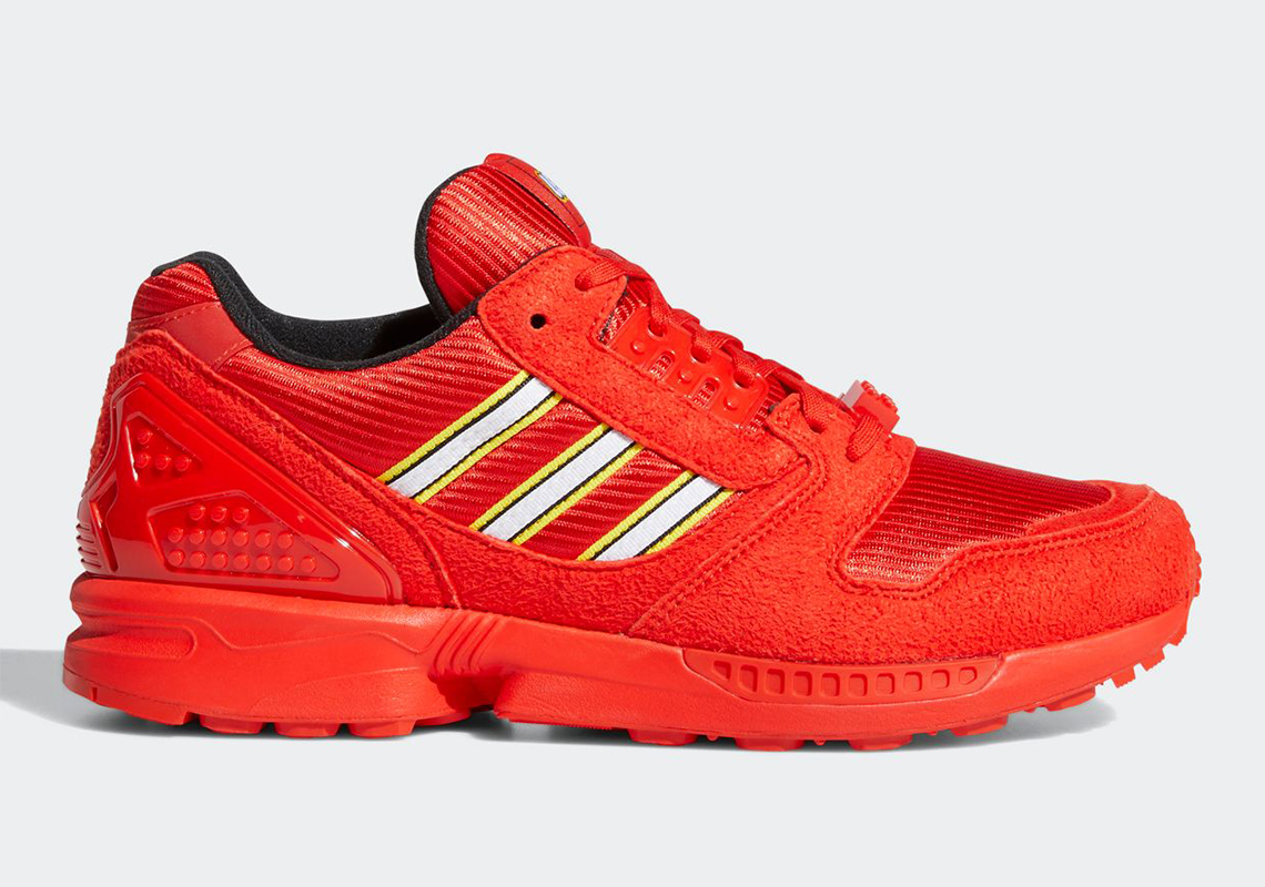 Adidas Zx8000 Lego Red Fy7084 1