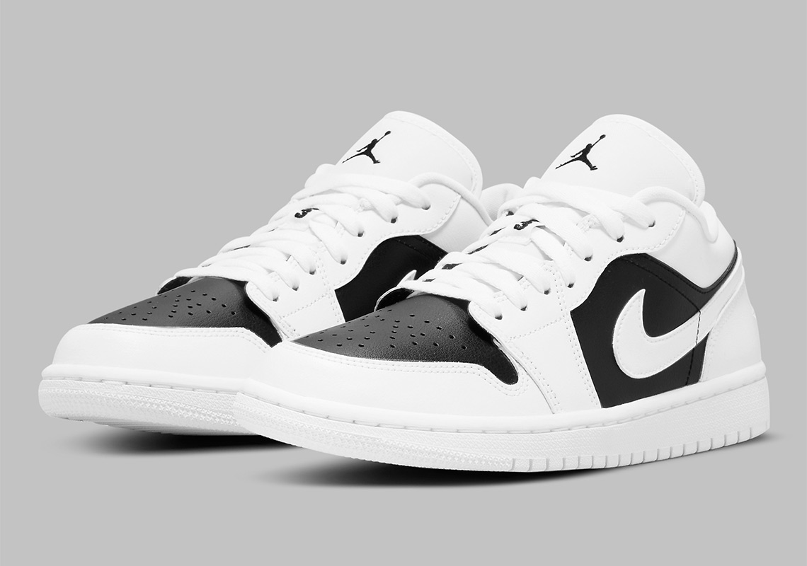 The Women's Air Jordan 1 Low Goes Simple White And Black