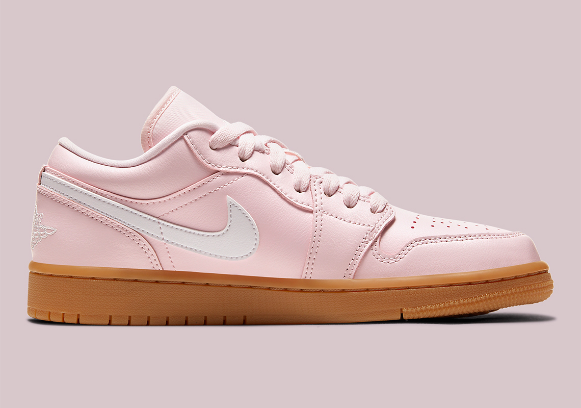 Air Jordan 1 Low Womens Arctic Pink Gum Light Brown Dc0774 601 2