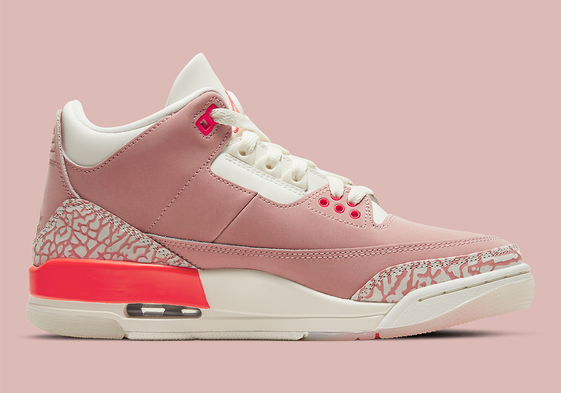 Air Jordan 3 Sail Rust Pink White Crimson Ck9246 600 16