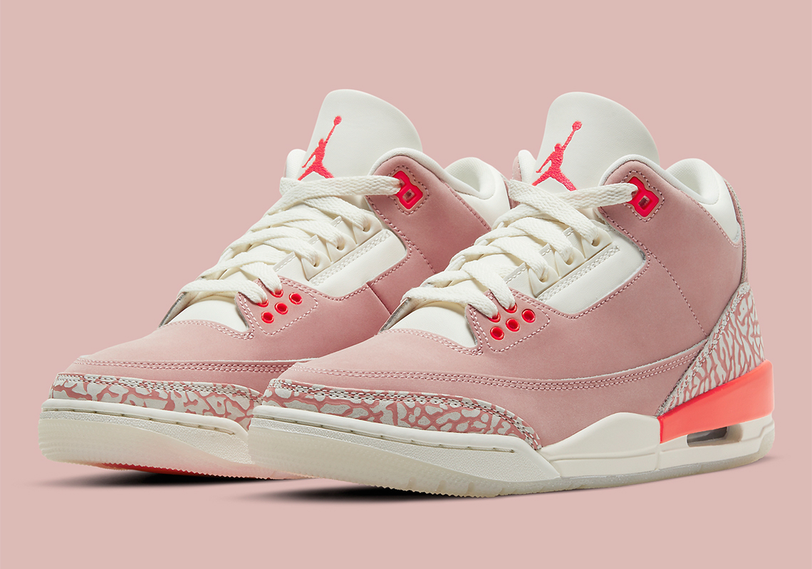 Air Jordan 3 Sail Rust Pink White Crimson Ck9246 600 7