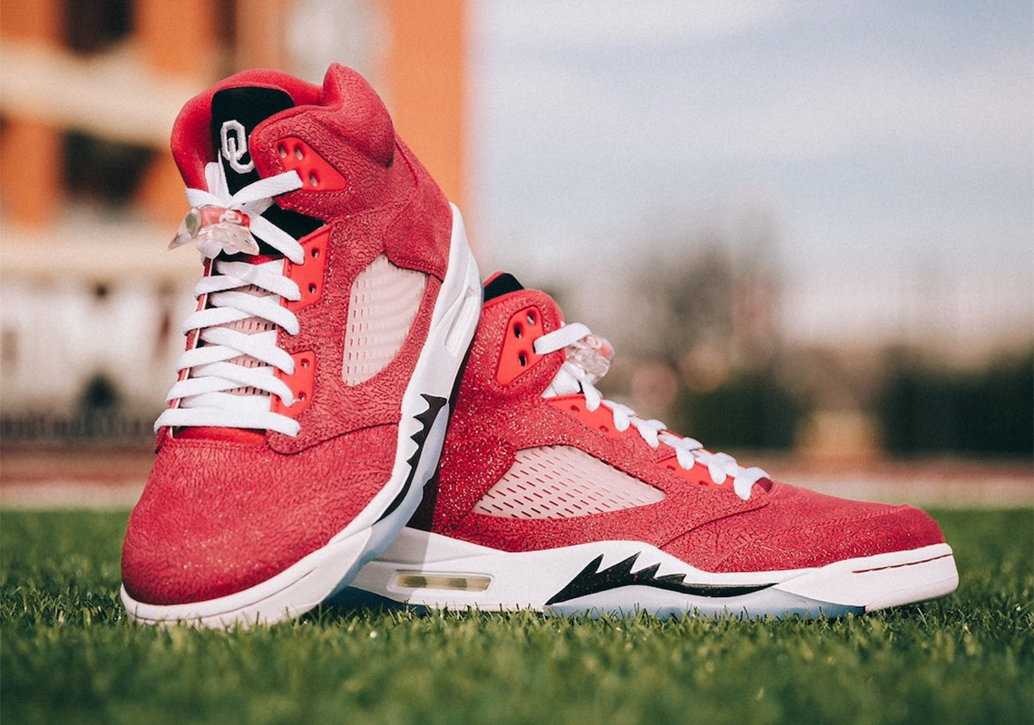 Air Jordan 5 Oklahoma Sooners Pe 1