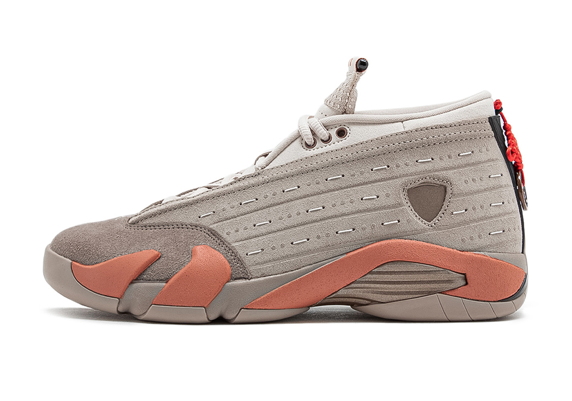 Clot Air Jordan 14 Low Terracotta Release Date 9