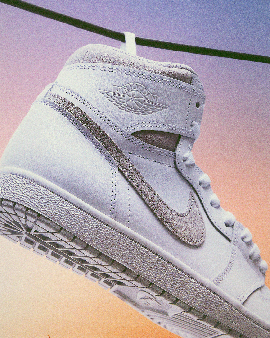 Jordan 1 Hi 85 White Grey