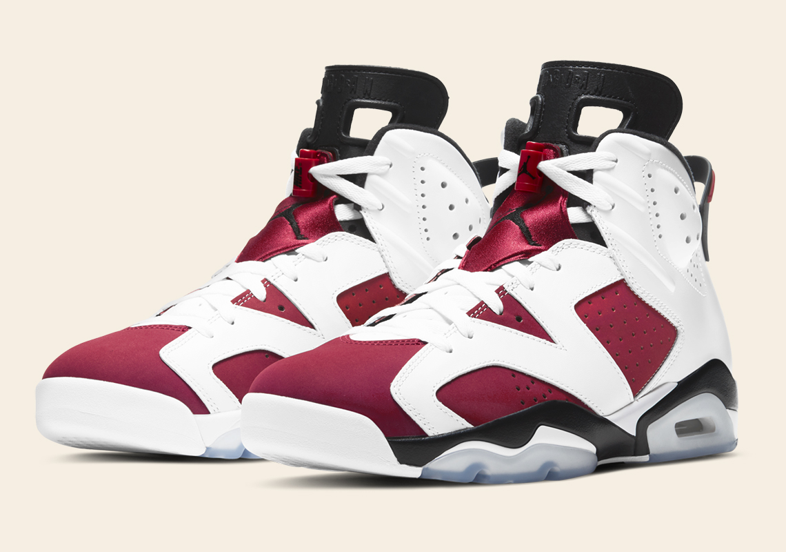 The Air Jordan 6 "Carmine" Brings Back Nike Air For First Time Since 1991