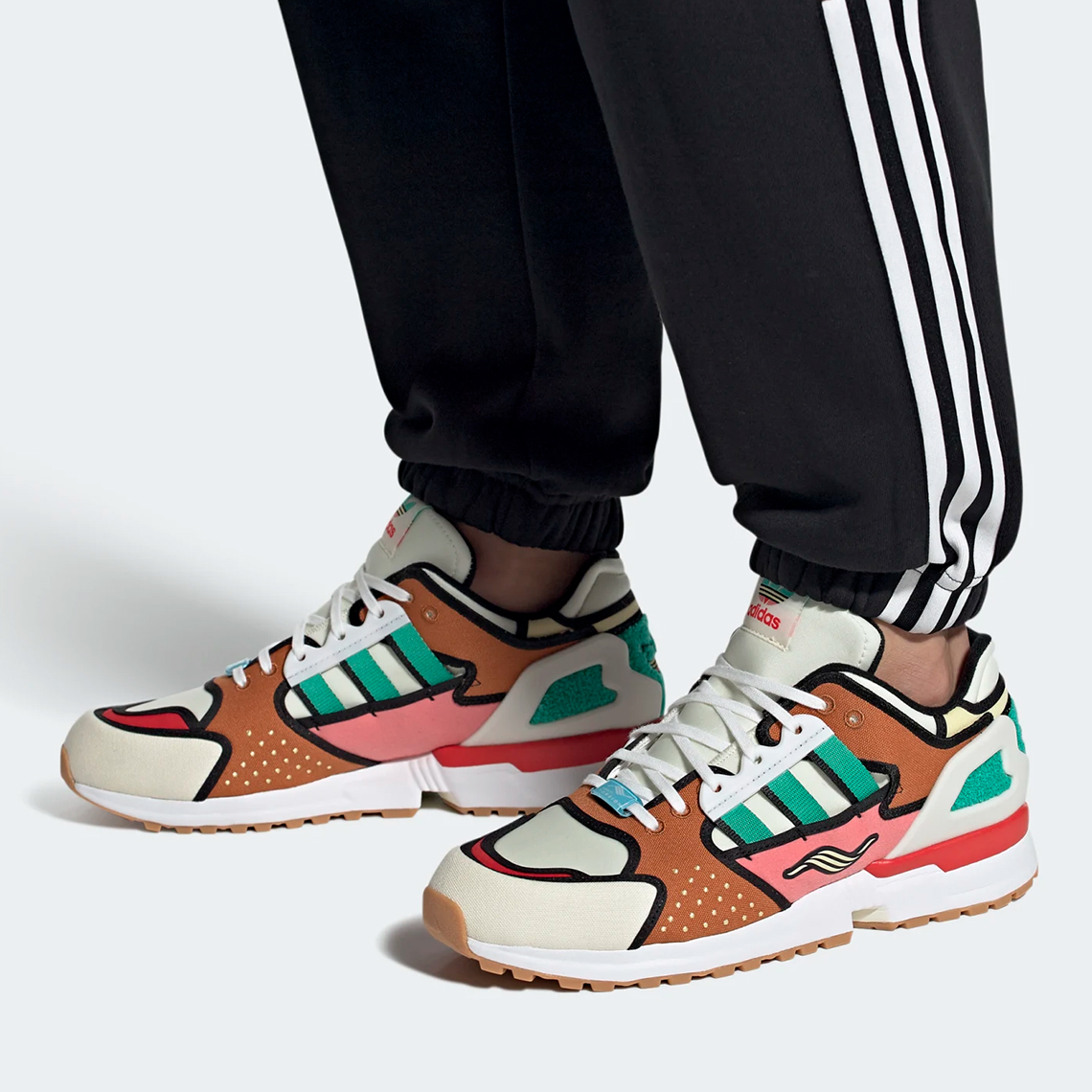 Krusty Burger Adidas Shoes 1