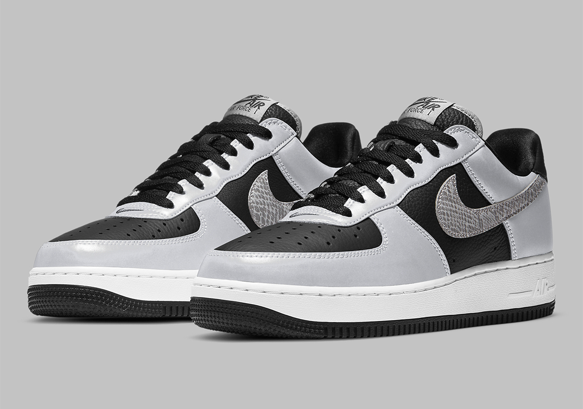 Official Images Of The Nike Air Force 1 B "Silver Snake"