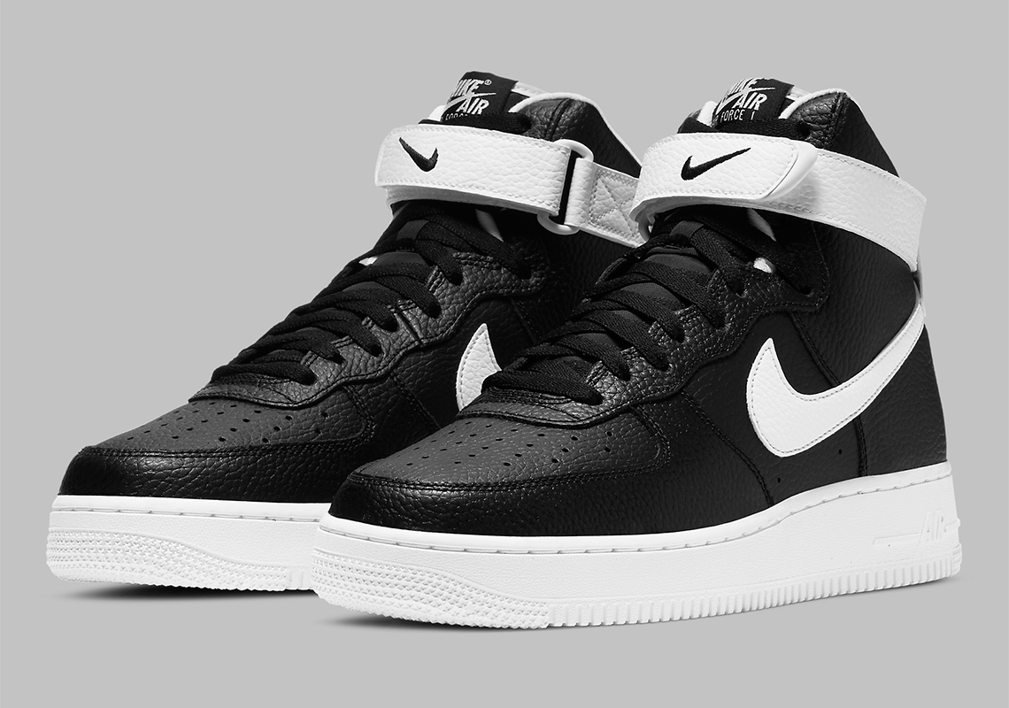 Nike Air Force 1 High Black White Ct2303 002 3