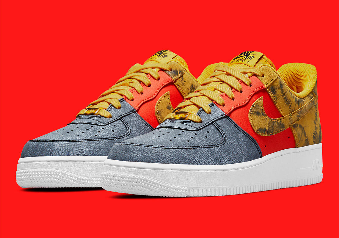 Nike Adds Tie-Dye Patterned Heels To The Nike Air Force 1 Low